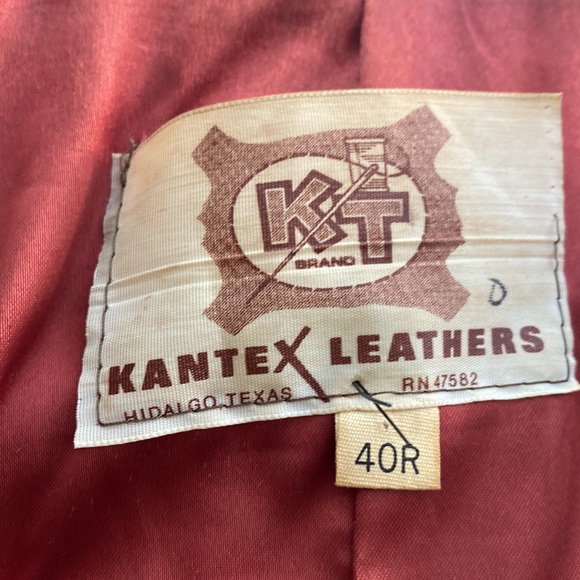 Vintage Lethar Suede Fringe Hippie Kantex Leather Jacket Size 40R - Picture 10 of 13